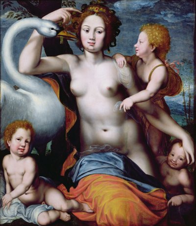 Leda und der Schwan von Vincent Sellaer